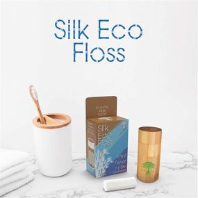 img 3 attached to 🌱 100% Compostable Eco Dental Floss with Bamboo Holder - Biodegradable, Mint Flavored, Zero Waste Oral Care