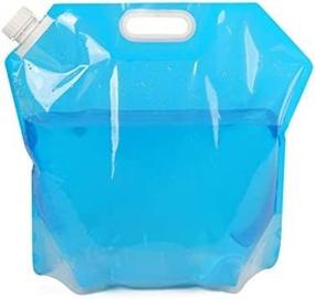 img 1 attached to FreeLeben Collapsible Water Container: Portable 5L Hydration Pack for Outdoor Adventures - Camping, Barbecue, Hiking & More!