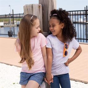 img 3 attached to Brix Girls Short Sleeve Tees: Trendy and Stylish Girls' Clothing for Every Occasion