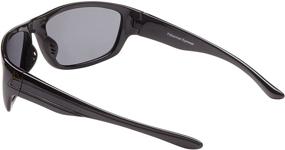 img 1 attached to 🕶️ Large Black Fisherman Eyewear Striper Sunglasses with Gray Polarized Lens - Enhanced SEO