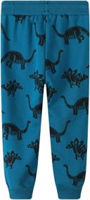 img 2 attached to 🦖 Coralup Dinosaur Lightning Drawstring Sweatpants for Boys - Pants for Boys' Clothing