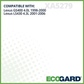 img 2 attached to 🔍 ECOGARD XA5279: Премиум воздушный фильтр двигателя для Lexus LS430 4.3L 2001-2006 и GS400 4.0L 1998-2000