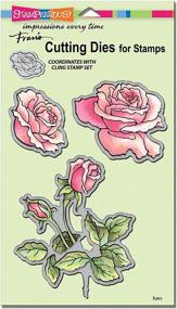 img 1 attached to 🌹 Набор вырубных дизайнов "Rose Garden" от Stampendous: Изысканные цветочные узоры для творческого блаженства.