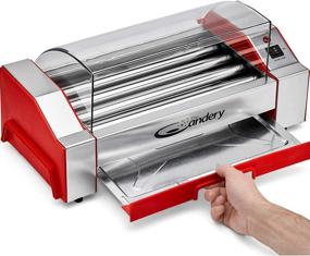 img 3 attached to 🌭 The Candery Hot Dog Roller - Sausage Grill/Cooker Machine - 6 Hot Dog Capacity - Family Hot Dog Appliance for Kids and Adults