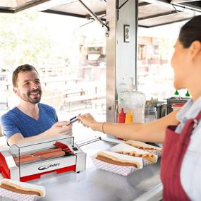 img 1 attached to 🌭 The Candery Hot Dog Roller - Sausage Grill/Cooker Machine - 6 Hot Dog Capacity - Family Hot Dog Appliance for Kids and Adults