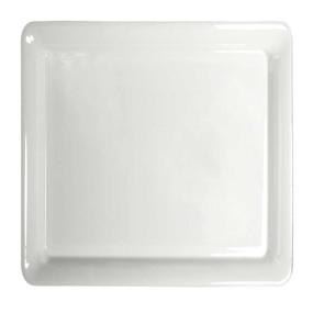 img 1 attached to 🍽️ Premium Quality N161604 Heavy-Duty Square Plastic Serving Tray for Parties