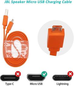 img 1 attached to 🔌 Alitutumao Enhanced Replacement USB Charging Cable for JBL Flip 4, Flip 3, Flip 2, Charge 2, Charge 3, Pulse 2, Pulse 3, Clip 2 Wireless Speakers