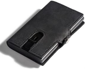 img 4 attached to TriLea Genuine Leather Wallet Blocking Men's Accessories