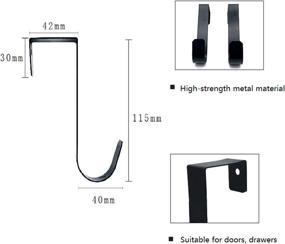 img 3 attached to 🧷 Durable Single Hanging Clothes Bathroom Industrial Hooks - Enhanced Hardware for Increased Performance