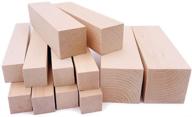 🪵 thiecoc basswood carving blocks: 12 pcs for effective woodcarving and whittling logo