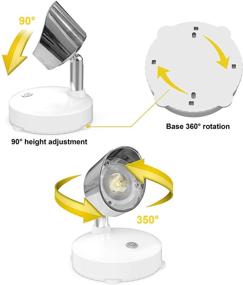 img 3 attached to Wireless Spotlight Battery Operated Paintings