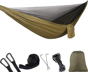 img 4 attached to Lvgowyd Camping Hammock Lightweight Backpacking