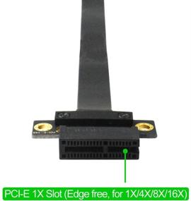 img 1 attached to 🔌 GODSHARK 180 градусов 20см кабель PCI-e Riser - золотистое удлинительное соединение с разъемом 36PIN 1X