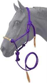 img 2 attached to Tough Rawhide Noseband Halter Purple