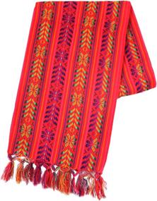 img 3 attached to 💃 Enhance Your Style with Del Mex Rebozo Mexican Runner: The Ultimate Fashion Statement!