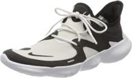 👟 men's nike free running shoes in coastal black platinum for athletic performance logo