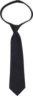 👔 seo-optimized american exchange solid zipper black boys' accessories neckties logo