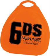 💪 enhance sports performance with new age performance 6ds weight-lifting mouthpiece - no-contact lower jaw design - orange logo