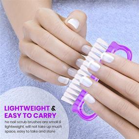 img 1 attached to 💅 Nail Cleaning Brushes Set - Sstyle Fingernail Brush, Pedicure & Manicure Brush Combo for Effective Cleaning (5Pcs Pack)