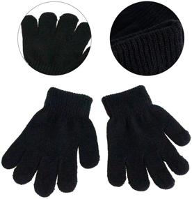 img 3 attached to 🧤 Stay Warm and Stylish with Pairs Magic Gloves - Perfect Winter Stretchy Boys' Accessories