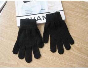 img 1 attached to 🧤 Stay Warm and Stylish with Pairs Magic Gloves - Perfect Winter Stretchy Boys' Accessories