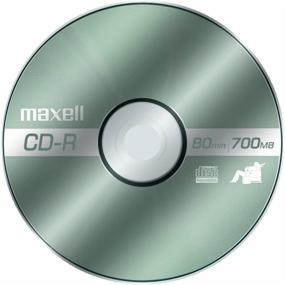 img 1 attached to Maxell 648720 Записывающая поверхность премиум-качества, скорость записи 48x, объем 700 Мб, печатаемый белый матовый диск (100 штук)