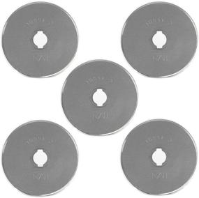 img 3 attached to 🔪 Omnigrid 45mm Rotary Blade Refill - Pack of 5 Blades: Cost-effective Replacement for your Cutting Needs