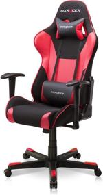 img 4 attached to 🎮 DXRacer Racing Style PC Gaming Chair - Height Adjustable Recliner with Ergonomic Head Pillow and Lumbar Support, Formula Series - Standard Size, Black & Red