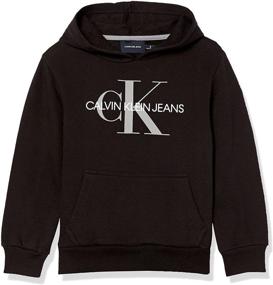 img 2 attached to 👕 Кофта Calvin Klein для мальчиков FA21 из флиса: Активная одежда