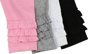 img 1 attached to 👖 Cute and Comfy Cotton Leggings for Girls - ToBeInStyle Girls' Clothing