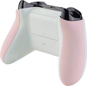 img 4 attached to Enhance Gaming Performance with eXtremeRate Cherry Blossoms Pink Soft 🌸 Touch Grip Panels for Xbox One X & One S Controller