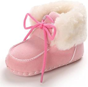 img 3 attached to Детские сапожки Nomere Premium Soft Sole с антискользящей подошвой - 👶 теплые и зимние ботинки для младенцев, мальчиков и девочек