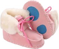 nomere premium soft sole infant snow boots - 👶 anti-slip & winter warm booties for newborn baby boys & girls logo