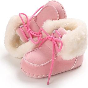 img 2 attached to Детские сапожки Nomere Premium Soft Sole с антискользящей подошвой - 👶 теплые и зимние ботинки для младенцев, мальчиков и девочек