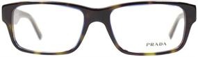 img 2 attached to Prada ZXH1O1 TORTOISE DENIM Eyeglasses: Superior Style and Comfort