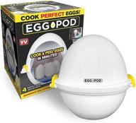 🥚 eggpod by emson: fast and easy wireless microwave egg cooker for perfect hard-boiled eggs in under 9 minutes! логотип