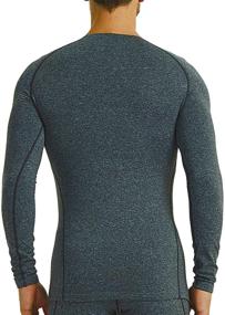 img 3 attached to CARPRATO Зимняя сжимающая одежда Activewear Baselayer для мужчин