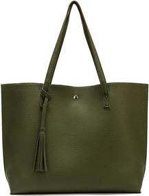 img 2 attached to Nodykka Satchel Handbags Shoulder Black - Stylish New Women's Accessories for Satchels & Wallets