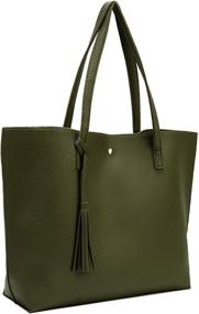 img 3 attached to Nodykka Satchel Handbags Shoulder Black - Stylish New Women's Accessories for Satchels & Wallets