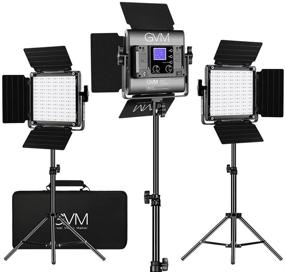 img 4 attached to GVM RGB LED Video Lighting Kit with APP Control - Perfect for YouTube and Photography Lighting!