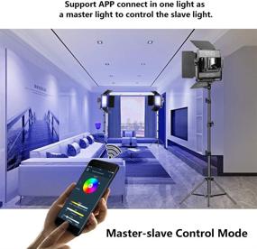 img 2 attached to GVM RGB LED Video Lighting Kit with APP Control - Perfect for YouTube and Photography Lighting!
