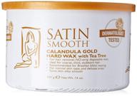 satin smooth calendula gold wax 6 pack: smooth and revitalizing hair removal solution logo