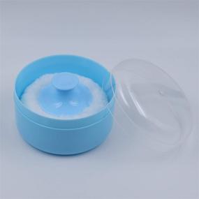 img 1 attached to 💙 LORDWEY Baby Powder Puff Case in Blue for Body Powder