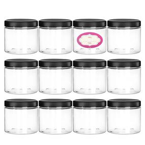 img 3 attached to 🏷️ Clear Plastic Labels for Ounce Containers - Pack of Empty Stickers