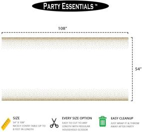 img 3 attached to Одноразовая прямоугольная скатерть Party Essentials