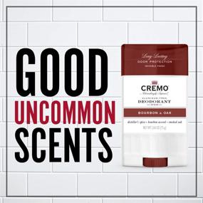 img 3 attached to 🥃 Cremo Bourbon & Oak Aluminum-Free Deodorant for Long-Lasting Sweat and Odor Protection, 2.65 Oz.