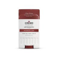 🥃 cremo bourbon & oak aluminum-free deodorant for long-lasting sweat and odor protection, 2.65 oz. logo