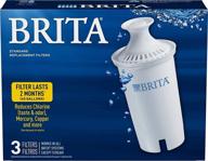 🌊 ultimate performance: brita 35503ct pitcher replacement filters - enhanced water filtration at its best! logo