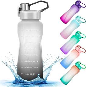 img 4 attached to 💧 Stay Hydrated with our 64 oz Water Bottle - Ideal for Fitness, Gym, and Outdoor Sports!