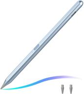 timovo stylus pen for ipad: palm rejection, tilt, high precision | compatible with apple ipad pro 2021, ipad mini 6, ipad air 4th - sky blue logo